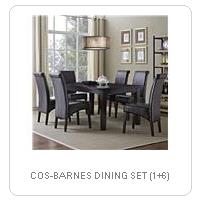 COS-BARNES DINING SET (1+6)